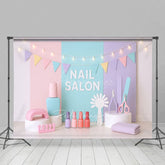 Aperturee - Aperturee Fresh Color Nail Salon Photo Cake Smash Backdrop